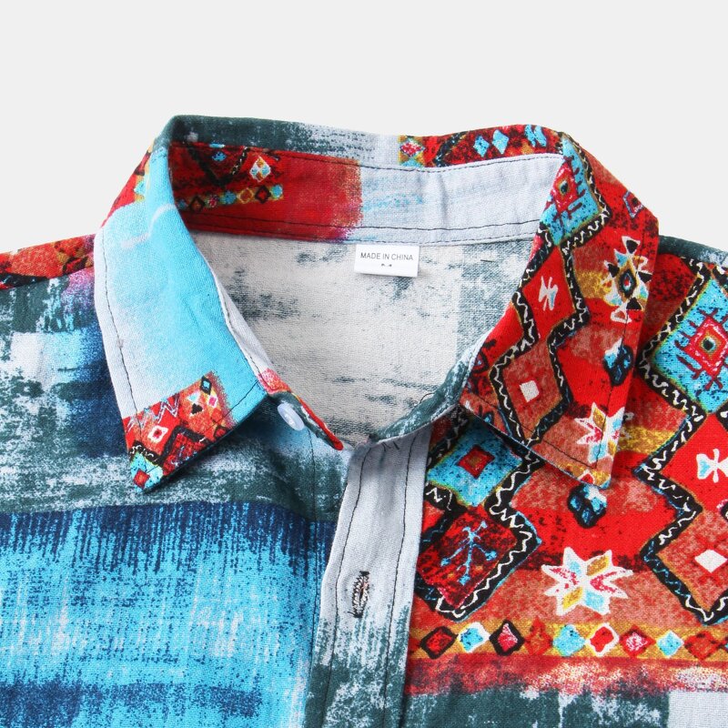 Men's Shirt Supplier - OEM Plus Size Floral Shirt