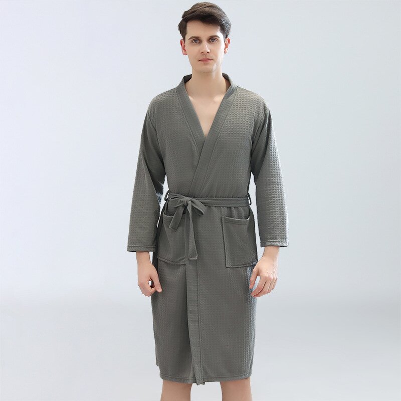 Waffle Bathrobe Supplier - OEM Custom Hotel Bathrobe