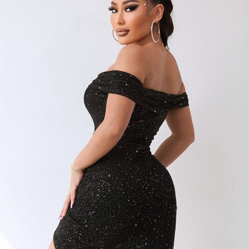 One-Shoulder Dress Factory - OEM Muslim Party Dress