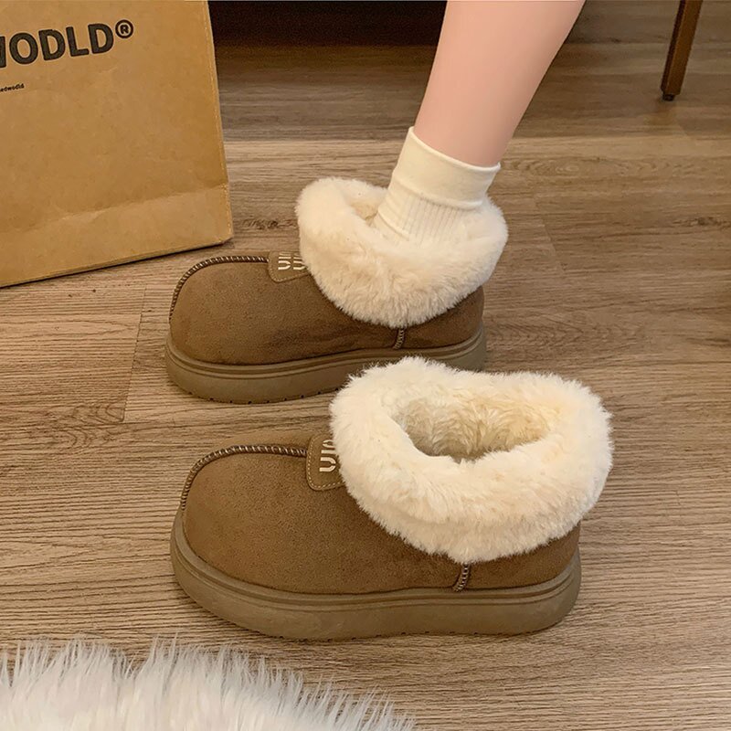 Women's Snow Boots Manufacturer - OEM Custom Winter Warm Plush Thick Sole