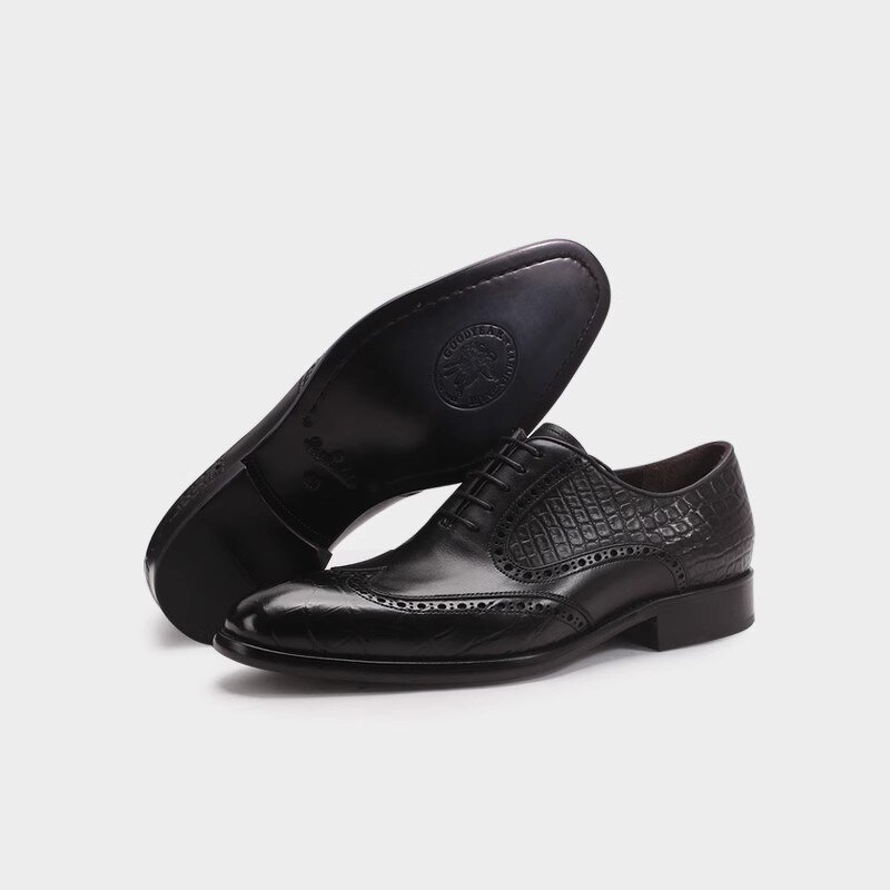 Derby Shoes Manufacturer - OEM/ODM Men's Luxury Genuine Leather Goodyear Welt