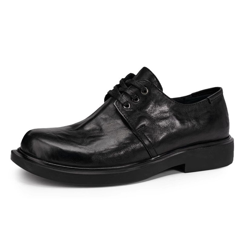 Leather Derby Shoes Manufacturer - OEM/ODM Genuine Cowhide Lace up Breathable