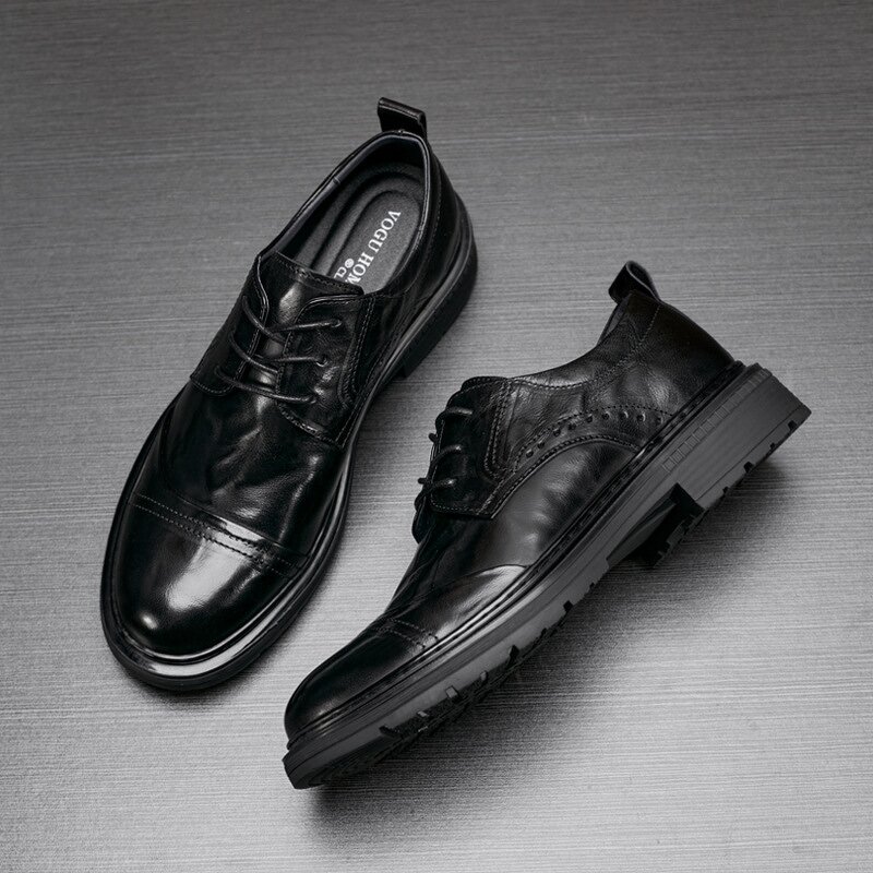 Derby Shoes Manufacturer - OEM/ODM Genuine Cowhide Leather Men's Dress