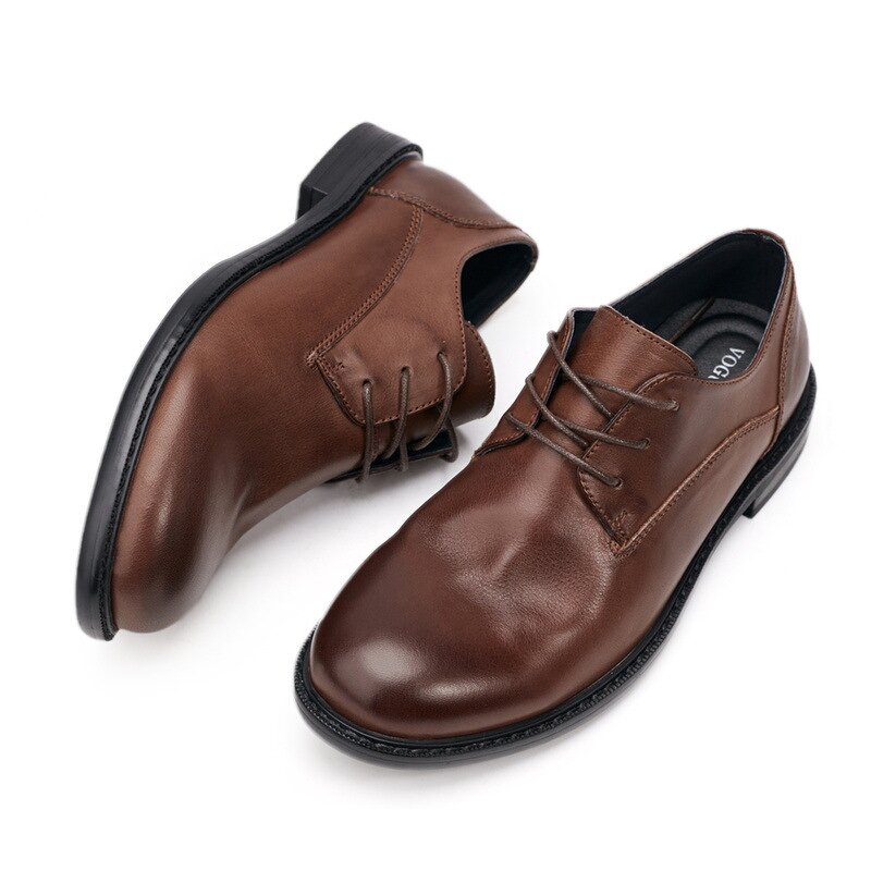 Leather Derby Shoes Manufacturer - OEM/ODM Genuine Cowhide Lace up Platform