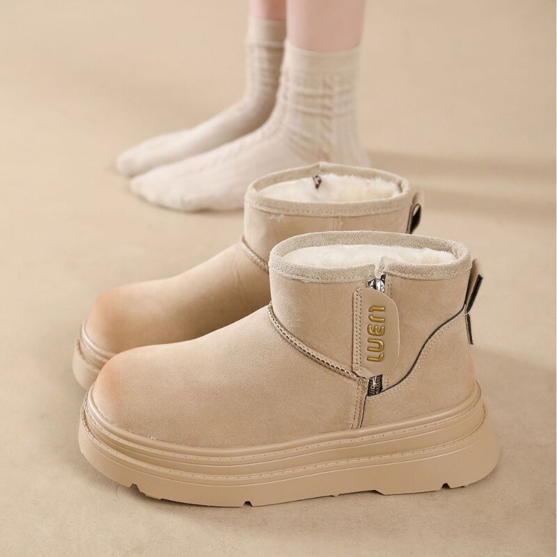 Women's Snow Boots Manufacturer - OEM Custom Winter Warm Plush Thick Sole