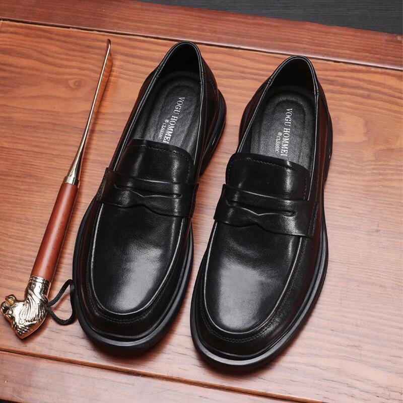 Men's Loafers Manufacturer - OEM/ODM GENUINE LEATHER Dress Slip-On Shoes