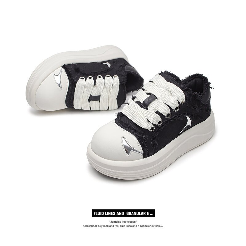 Canvas Shoes Manufacturer - OEM/ODM 2025 New Canvas Trendy Platform Chunky