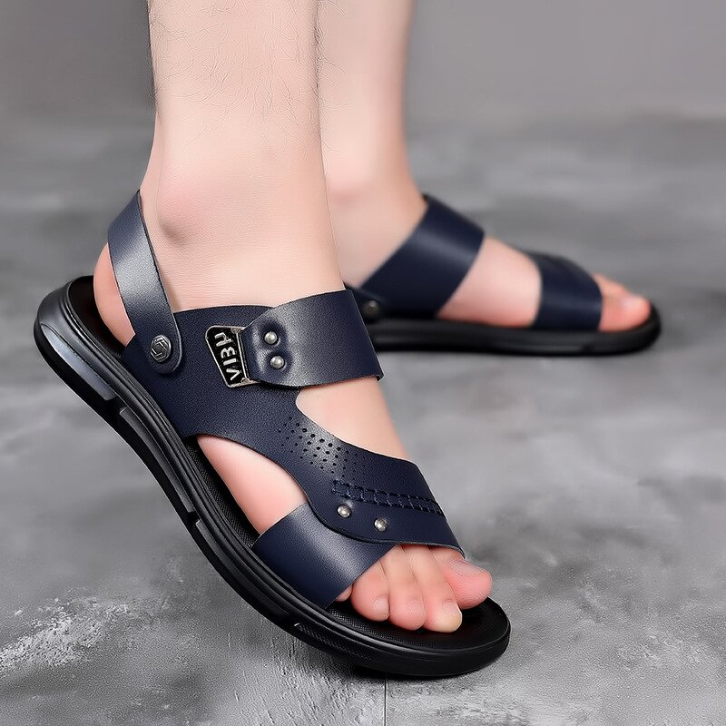 Arabic Sandals Manufacturer - OEM/ODM 2025 Trendy Casual Men's Leather