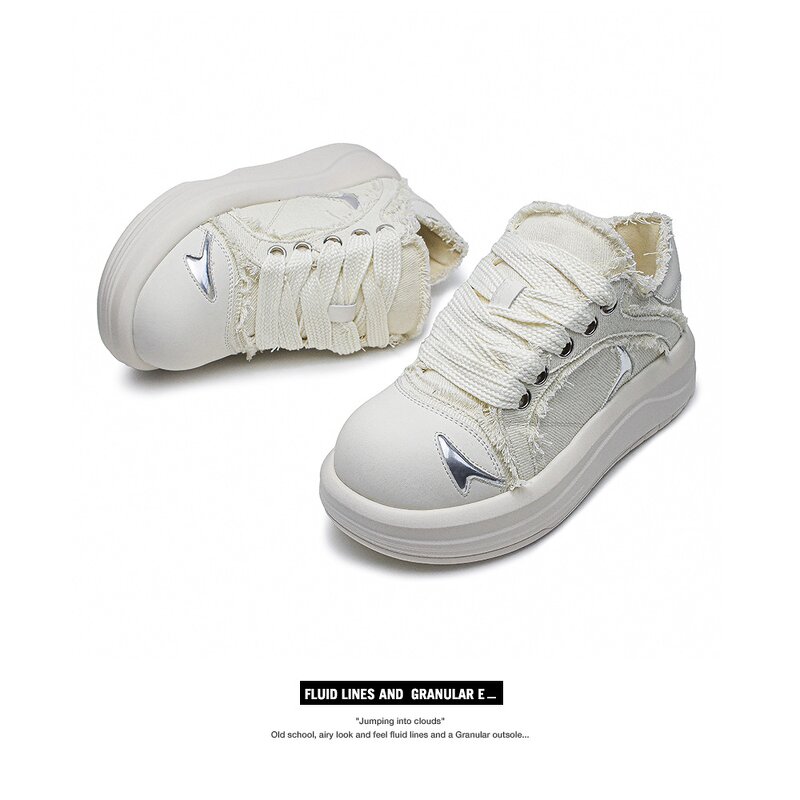 Canvas Shoes Manufacturer - OEM/ODM 2025 New Canvas Trendy Platform Chunky