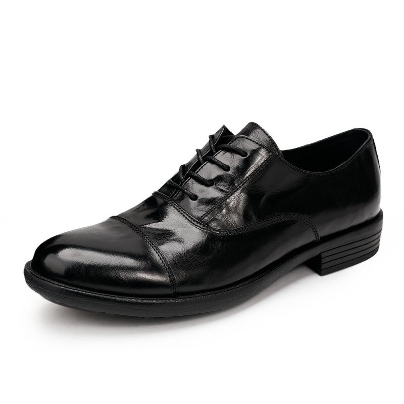 Derby Shoes Manufacturer - OEM/ODM Men's Genuine Cowhide Leather Slip-On
