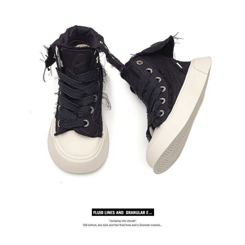 Skate Shoes Manufacturer - OEM/ODM 2025 New Trendy Chunky Casual White