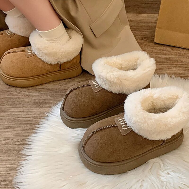 Women's Snow Boots Manufacturer - OEM Custom Winter Warm Plush Thick Sole
