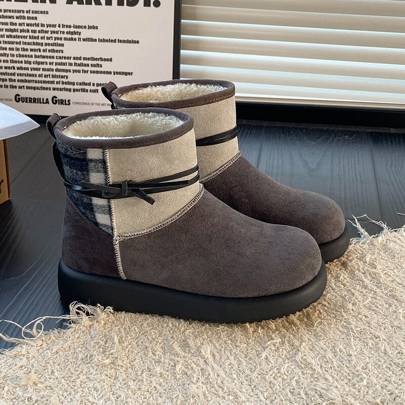 Women's Snow Boots Manufacturer - OEM Custom Winter Warm Plush Thick Sole