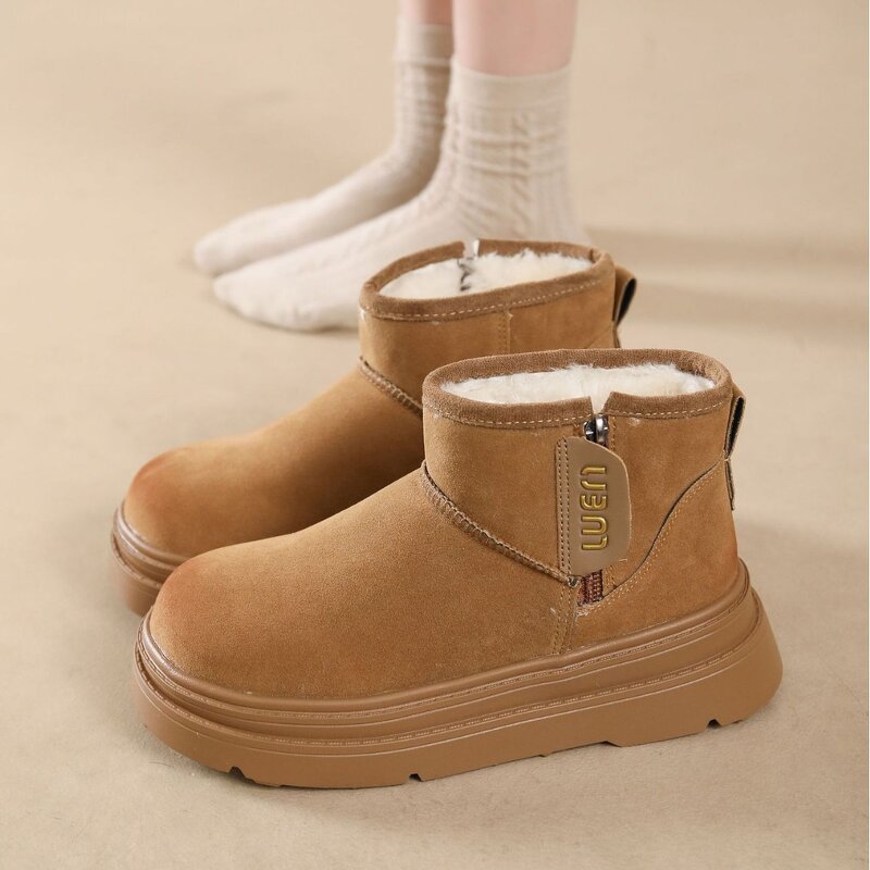 Women's Snow Boots Manufacturer - OEM Custom Winter Warm Plush Thick Sole
