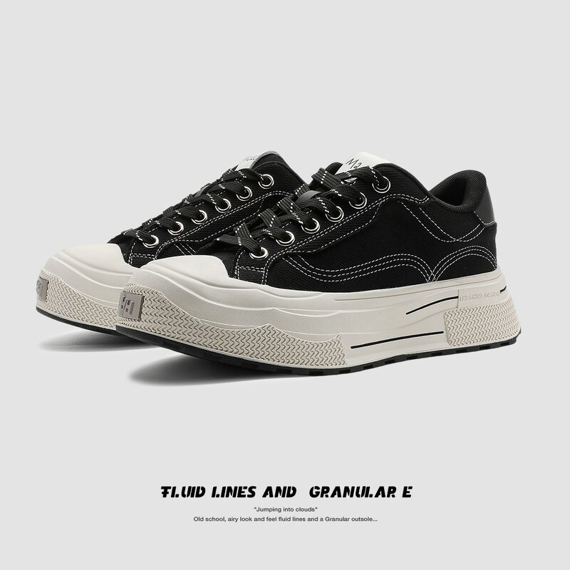 Canvas Shoes Manufacturer - OEM/ODM 2025 New Canvas Trendy Platform Chunky