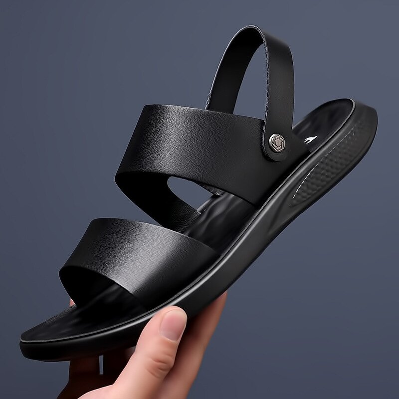 Men's Sandals Manufacturer - OEM/ODM 2025 Trendy Casual Cow Breathable Outdoor