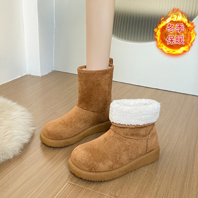 Women's Snow Boots Manufacturer - OEM Custom Winter Warm Plush Thick Sole