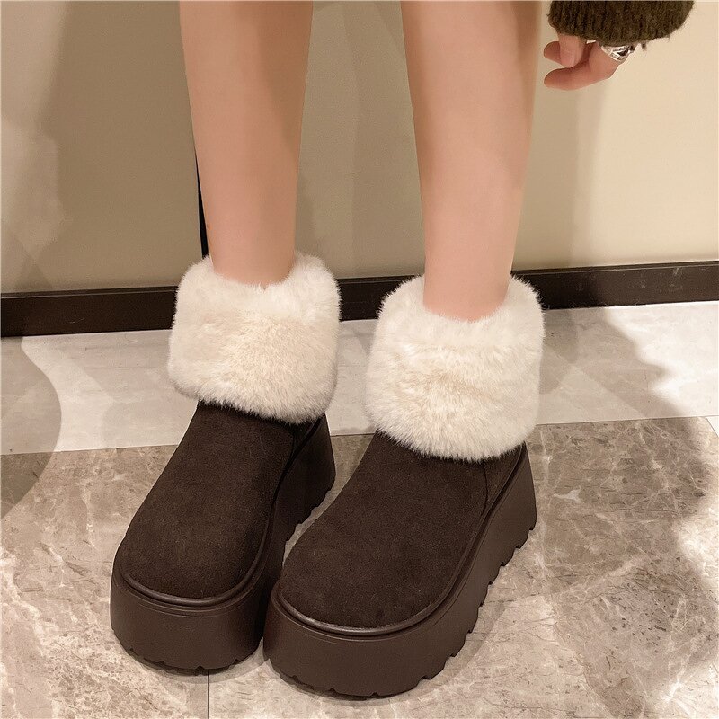 Women's Snow Boots Manufacturer - OEM Custom Winter Warm Plush Thick Sole