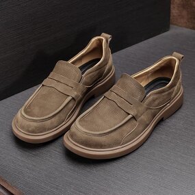 Men's Loafers Manufacturer - OEM/ODM GENUINE Leather Dress Comfortable Slip-On
