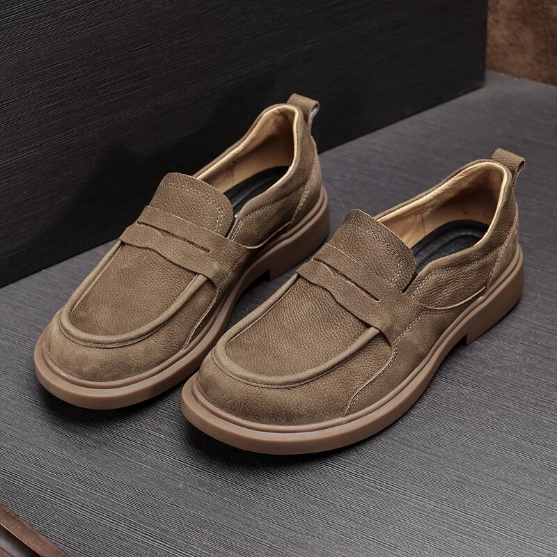 Men's Loafers Manufacturer - OEM/ODM GENUINE Leather Dress Comfortable Slip-On
