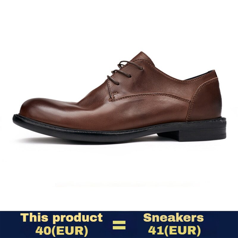 Leather Derby Shoes Manufacturer - OEM/ODM Genuine Cowhide Lace up Platform