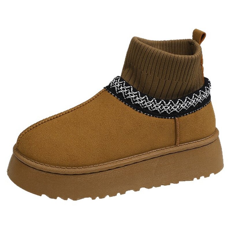 Women's Snow Boots Manufacturer - OEM Custom Winter Warm Plush Thick Sole