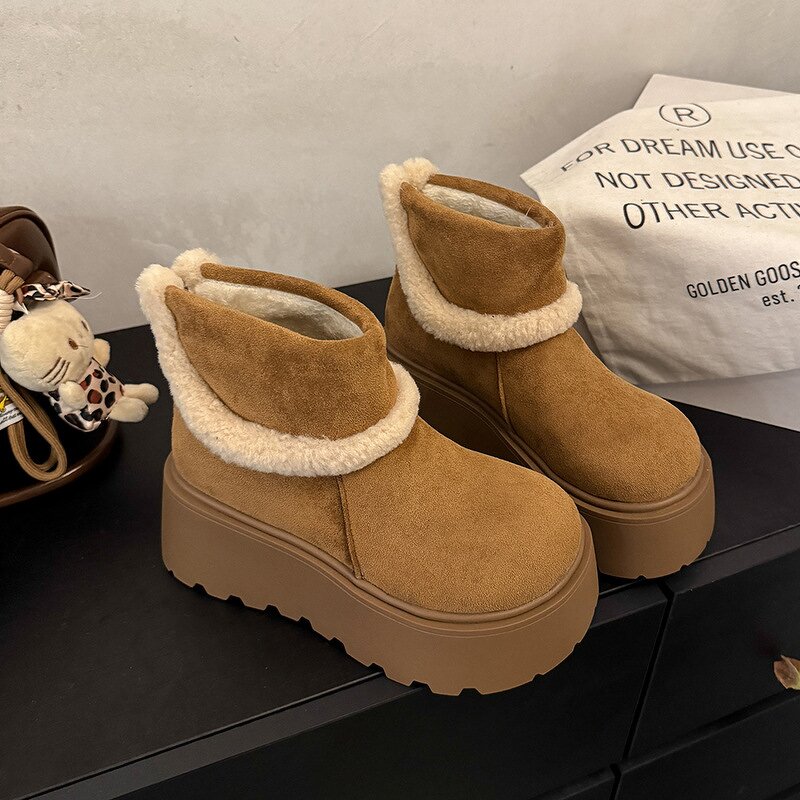 Women's Snow Boots Manufacturer - OEM Custom Winter Warm Plush Thick Sole