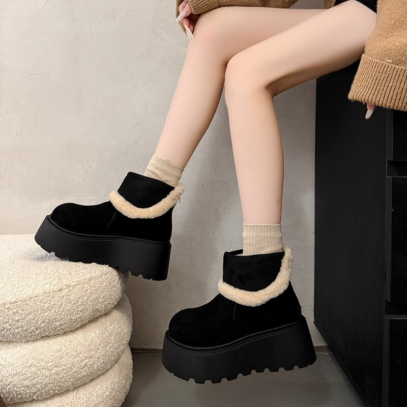 Women's Snow Boots Manufacturer - OEM Custom Winter Warm Plush Thick Sole
