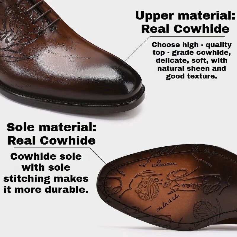 Goodyear Welt Oxford Shoes Manufacturer - OEM/ODM Genuine Leather Brogue Design