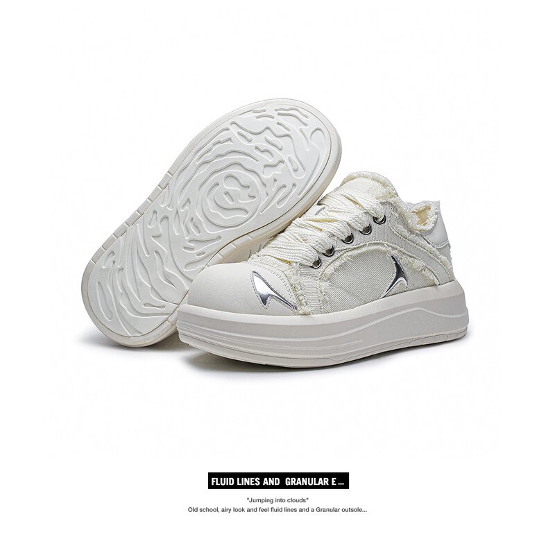 Canvas Shoes Manufacturer - OEM/ODM 2025 New Canvas Trendy Platform Chunky