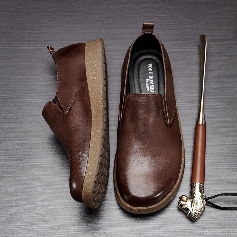 Men's Loafers Manufacturer - OEM/ODM GENUINE LEATHER Dress Slip-On Shoes