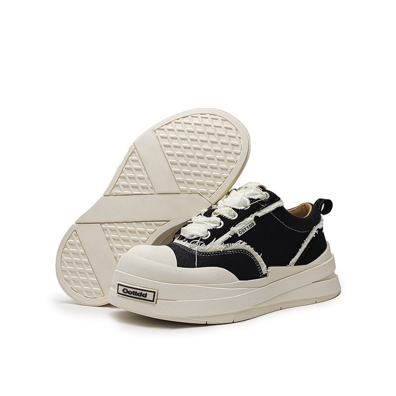 Skate Shoes Manufacturer - OEM/ODM 2025 New Trendy Chunky Casual White