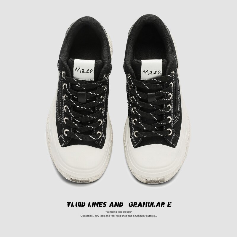 Canvas Shoes Manufacturer - OEM/ODM 2025 New Canvas Trendy Platform Chunky