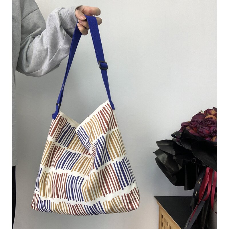 Canvas Bag Manufacturer - OEM Custom Top Quality Big Size Flower Simple