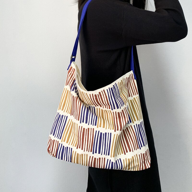 Canvas Bag Manufacturer - OEM Custom Top Quality Big Size Flower Simple