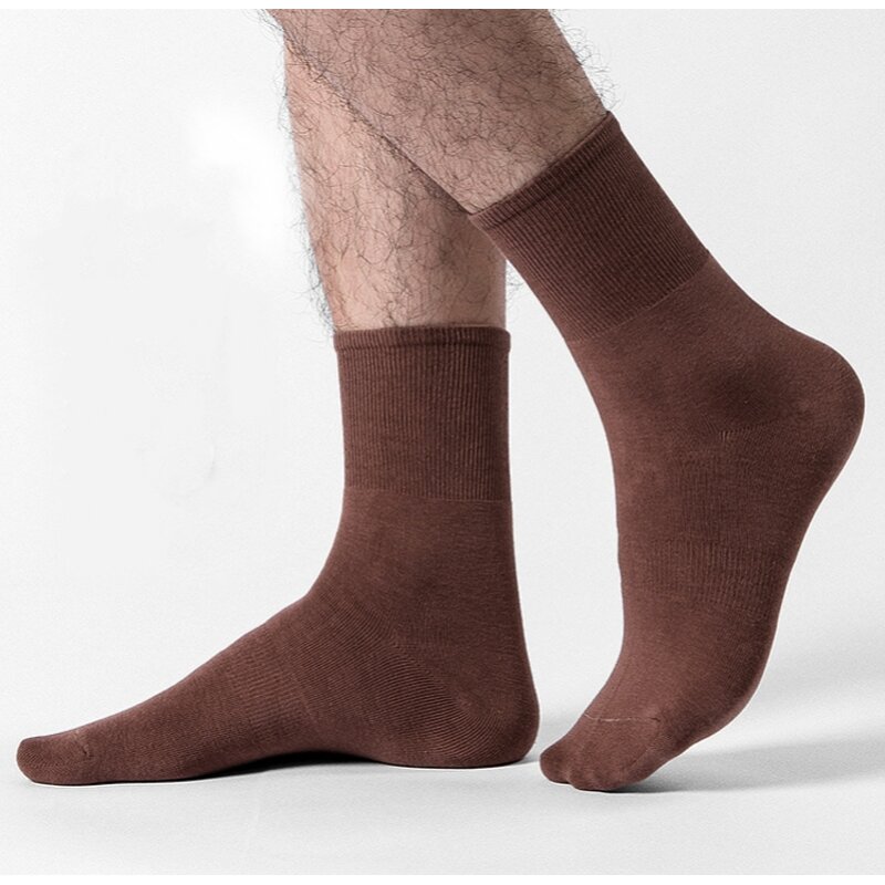 Men's Crew Socks Manufacturer - OEM Custom Combed Cotton Solid Color