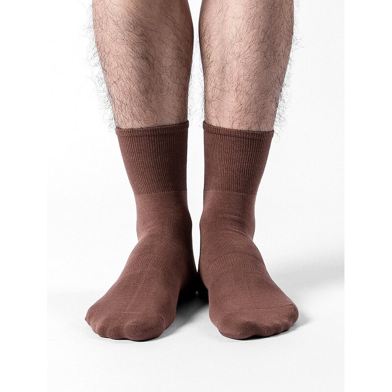 Men's Crew Socks Manufacturer - OEM Custom Combed Cotton Solid Color
