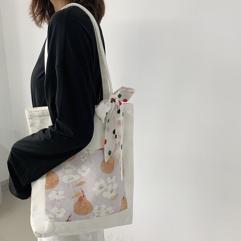 Canvas Bag Manufacturer - OEM Custom Fashion Simple Cotton Fastness Large