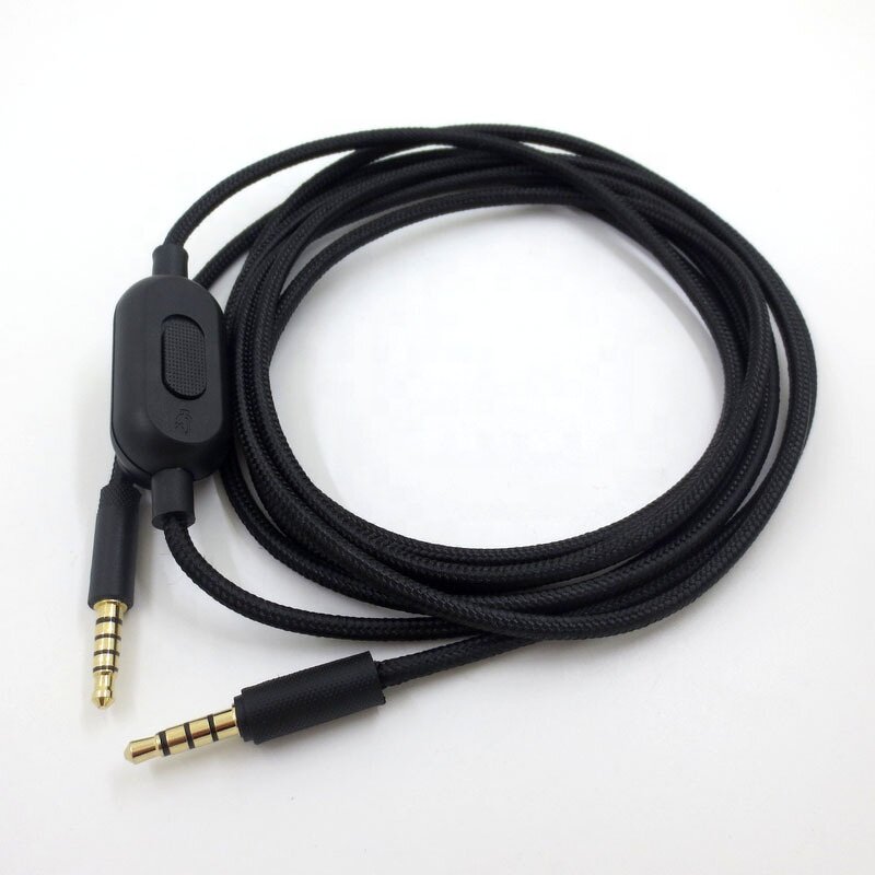 Logitech G233 Audio Cable Factory - Replacement Cable with Volume Control