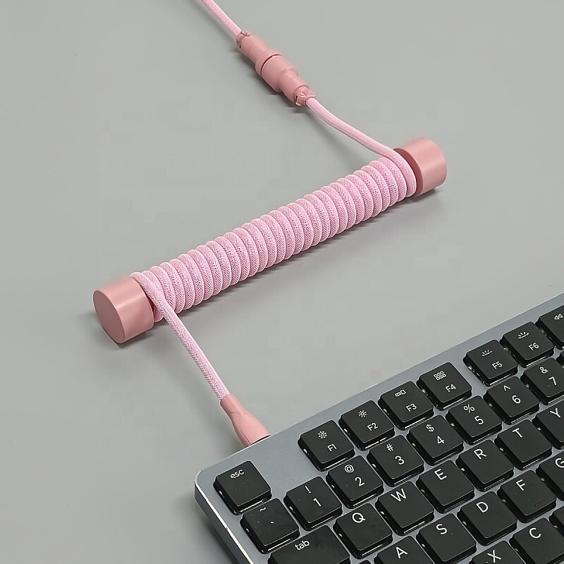 USB Type C Cable Manufacturer - Custom 2 in 1 Coiled Fast 5A Charging Cable