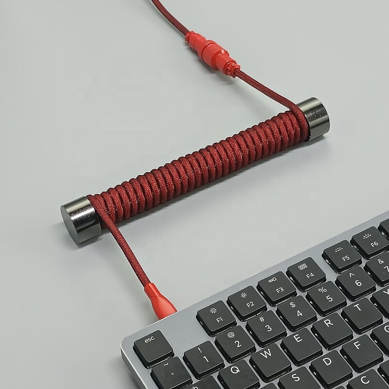 USB Type C Cable Manufacturer - Custom 2 in 1 Coiled Fast 5A Charging Cable