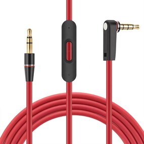 Beats Solo Studio Audio Cable Factory - Replacement Gold Plated Cable with Mic
