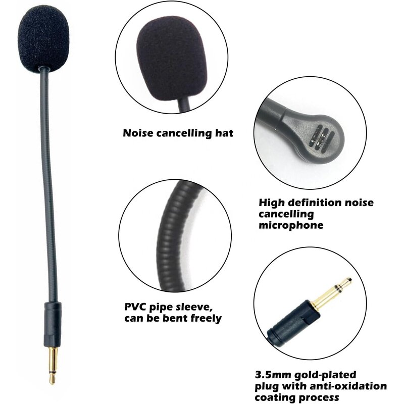 Razer Kaira Pro Microphone Factory - Replacement Mic for Gaming Headset