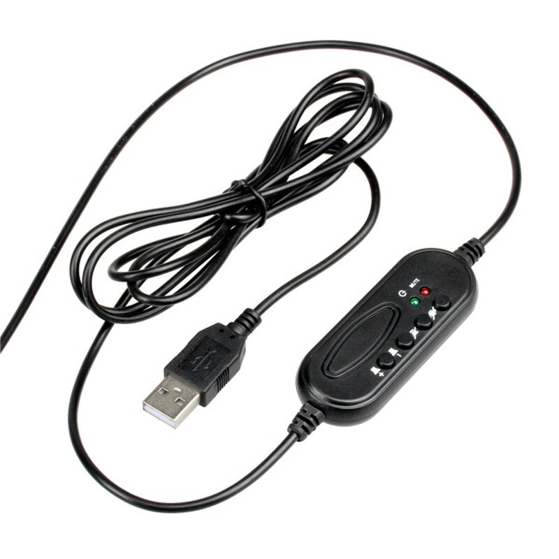 USB Telephone Headset Factory - Binaural Call Center with Mic & Volume Control