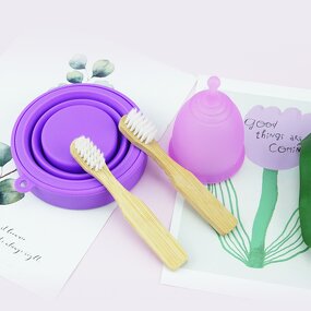 Menstrual Cup Brush Manufacturer - Wholesale Bamboo Wooden Cleaning Brush