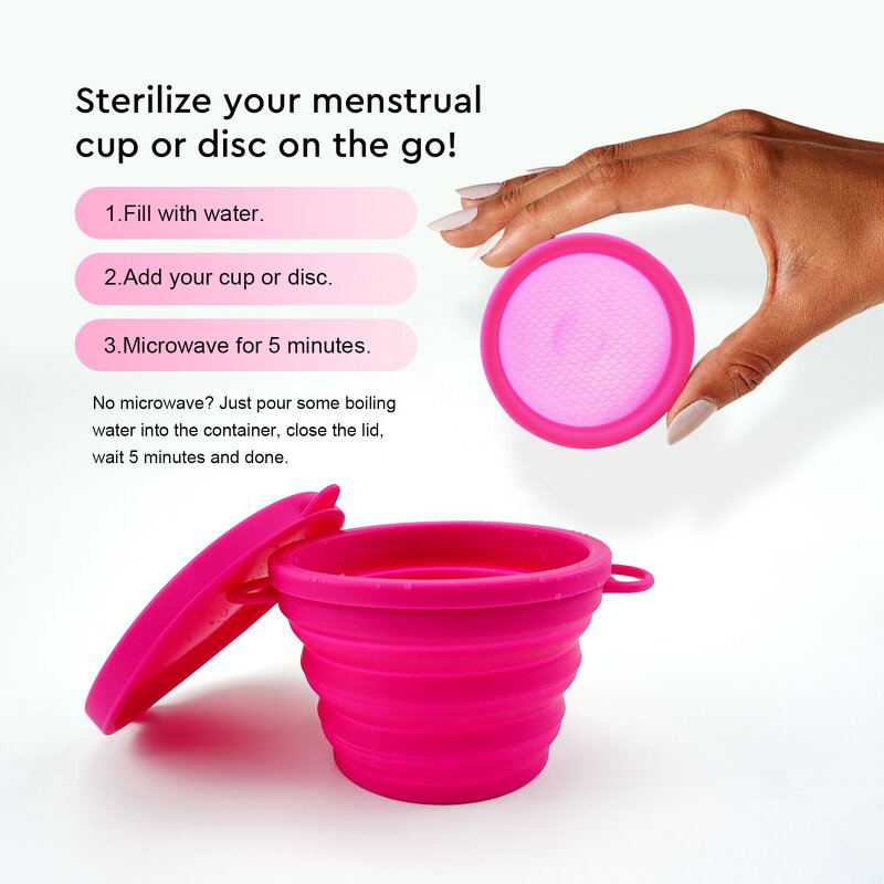 Menstrual Cup Holder Manufacturer - OEM/ODM Bigger Foldable Collapsible Case