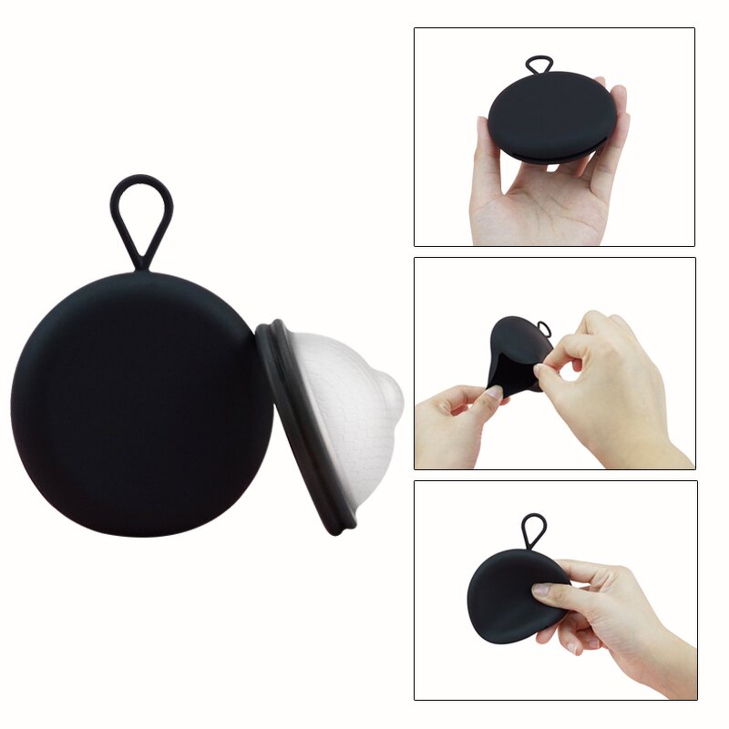 Menstrual Disc Case Manufacturer - OEM/ODM Round Silicone with Ring Patent