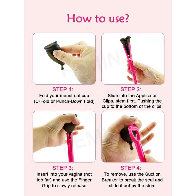 Menstrual Cup Applicator Manufacturer - Wholesale Reusable for Cup Tampon