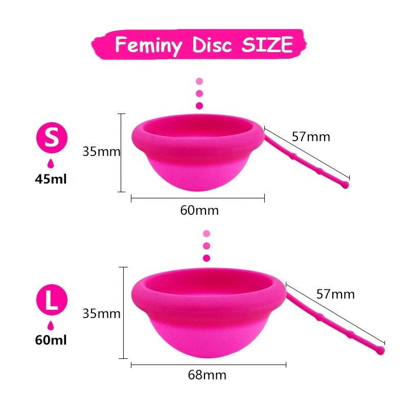 Menstrual Disc Manufacturer - OEM/ODM New Arrival 100% Medical Grade