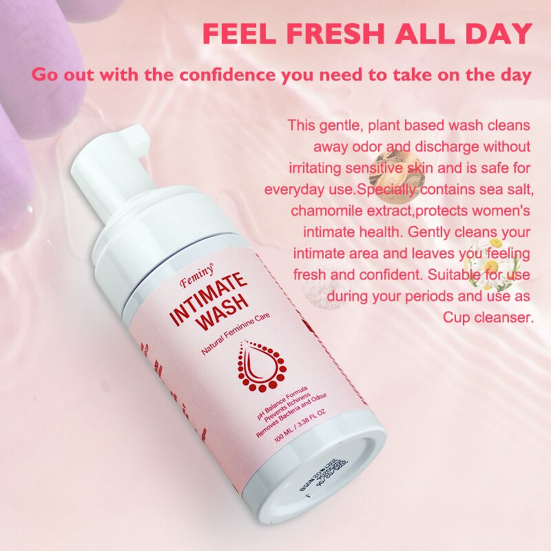 Menstrual Cup Foam Wash Manufacturer - OEM/ODM 100Ml Natural Intimate